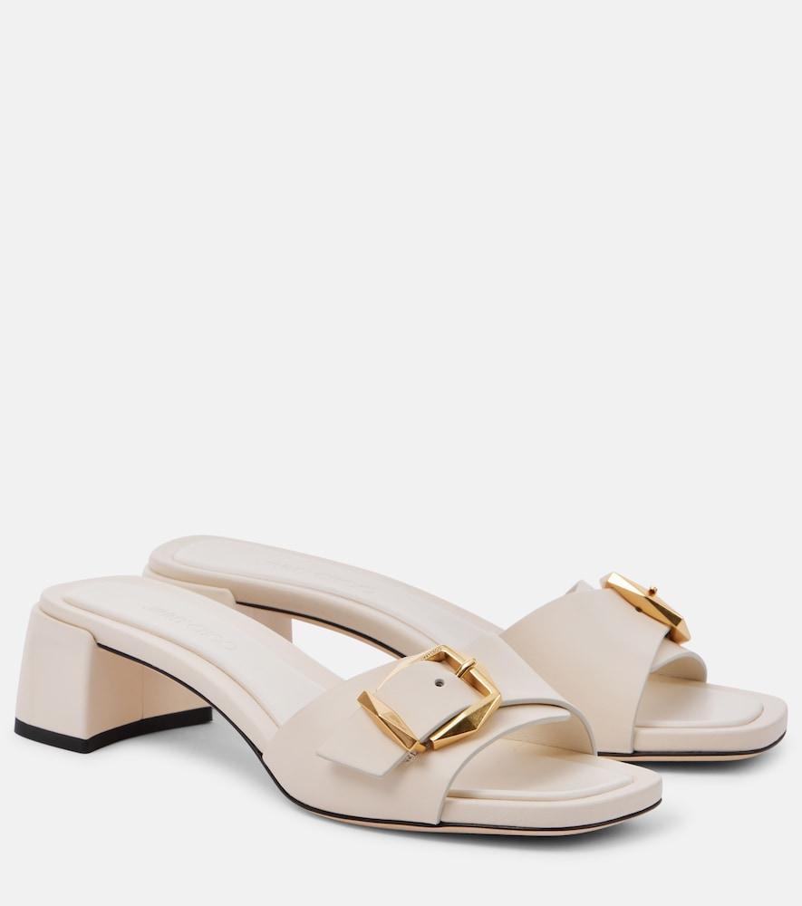 jimmy choo hawke 40 leather mules