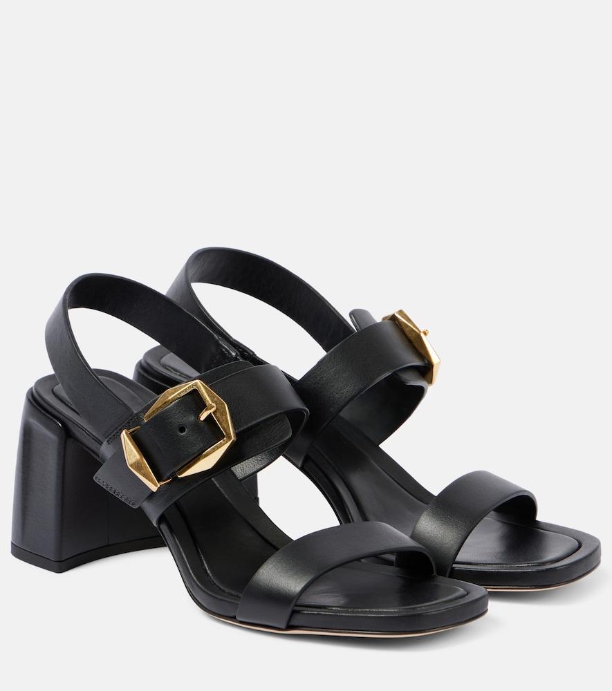 jimmy choo hawke 70 leather sandals