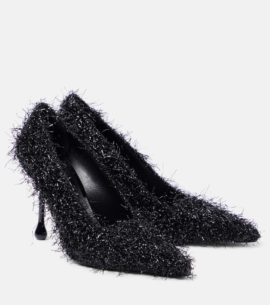 jimmy choo ixia 95 tinsel pumps