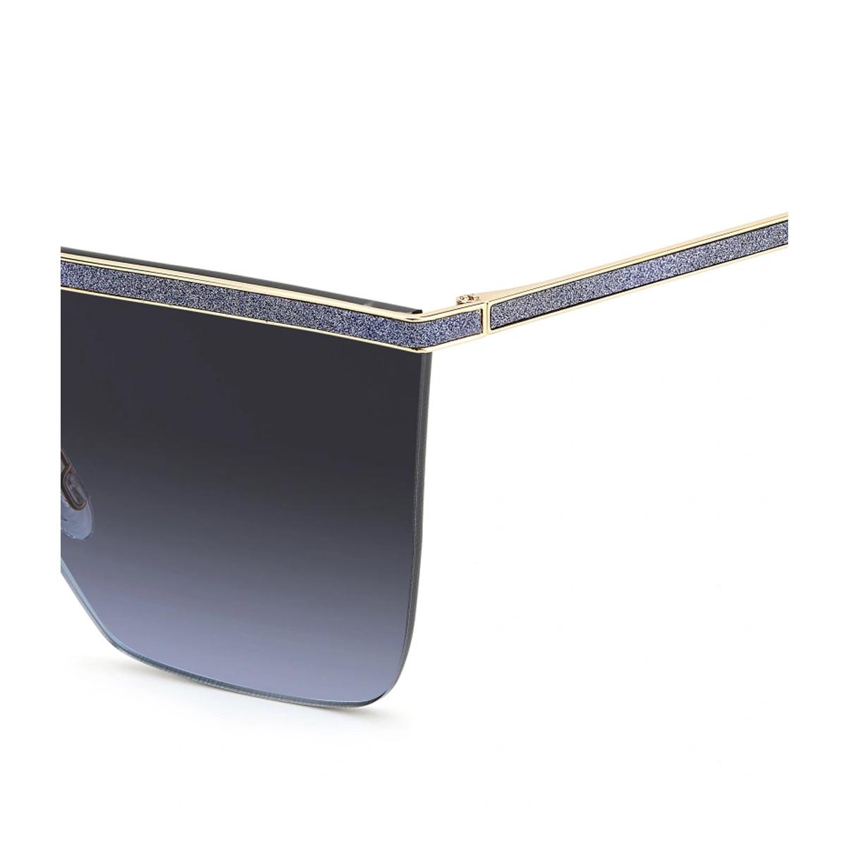 jimmy choo jc leah-s lks-gb blu metal occhiali sole - women