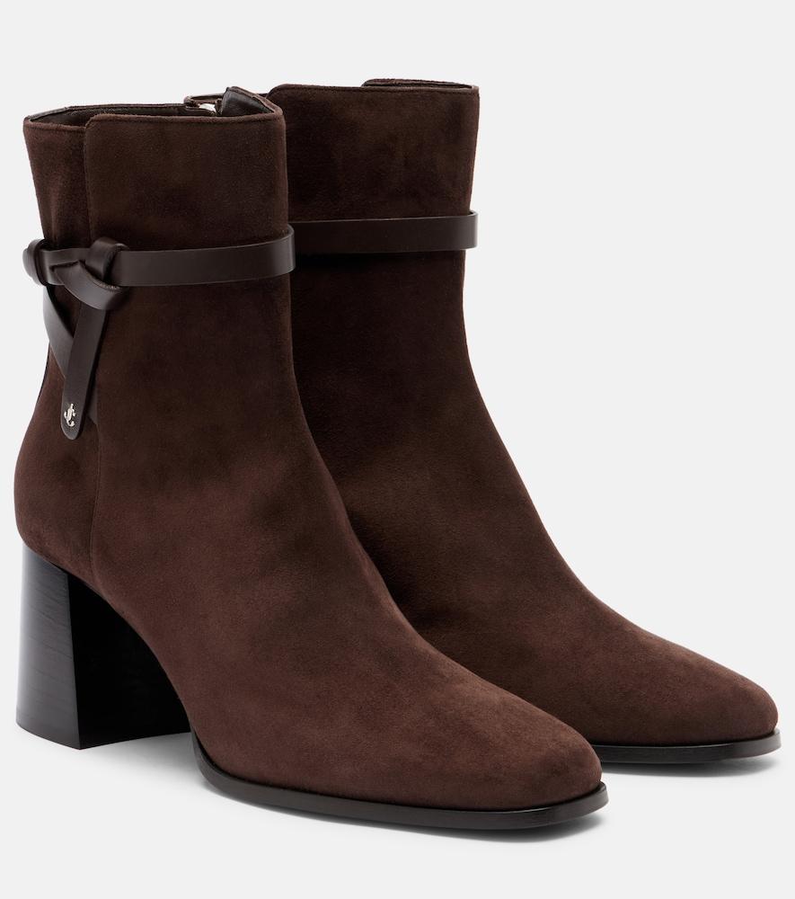 jimmy choo lawton 65 suede ankle boots