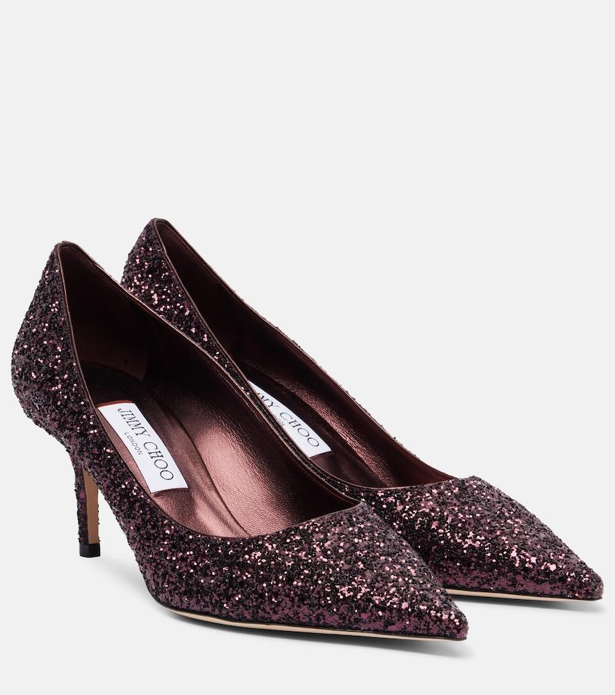 jimmy choo love 65 glitter pumps