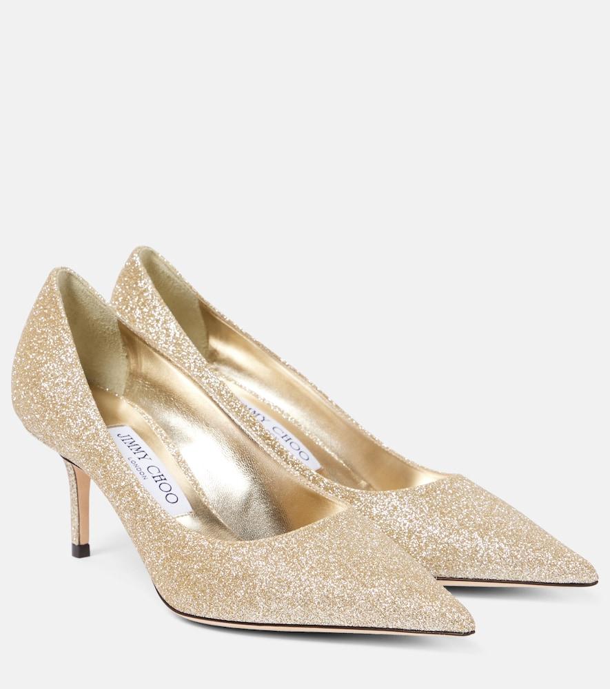 jimmy choo love 65 glitter pumps