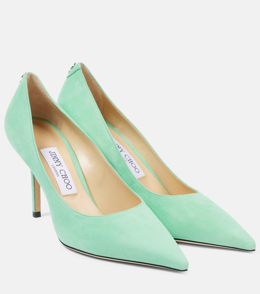 jimmy choo love 85 suede pumps