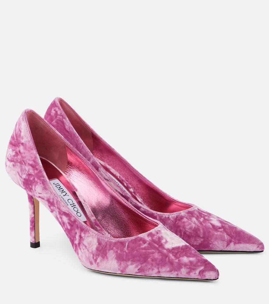 jimmy choo love 85 velvet pumps