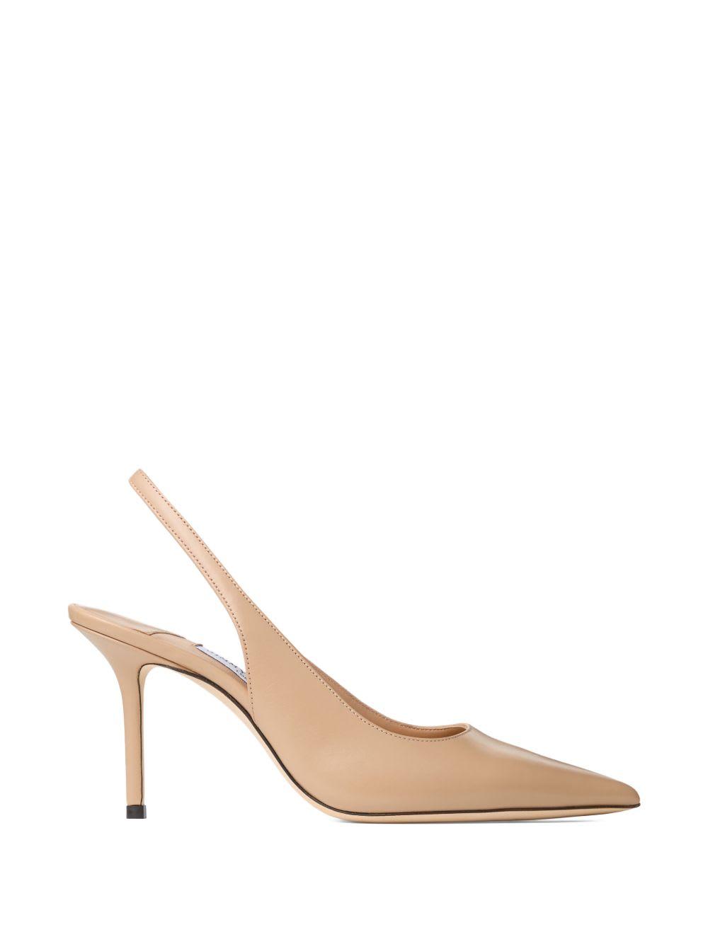 jimmy choo love leather slingback pumps