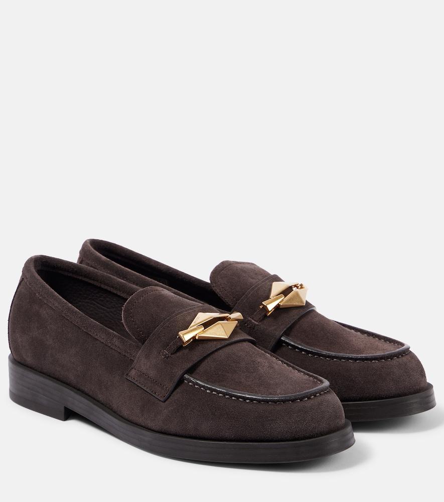 jimmy choo maddie suede loafers