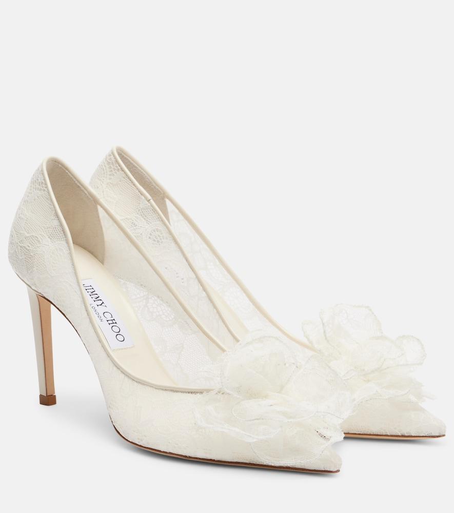 jimmy choo mimmi lace pumps