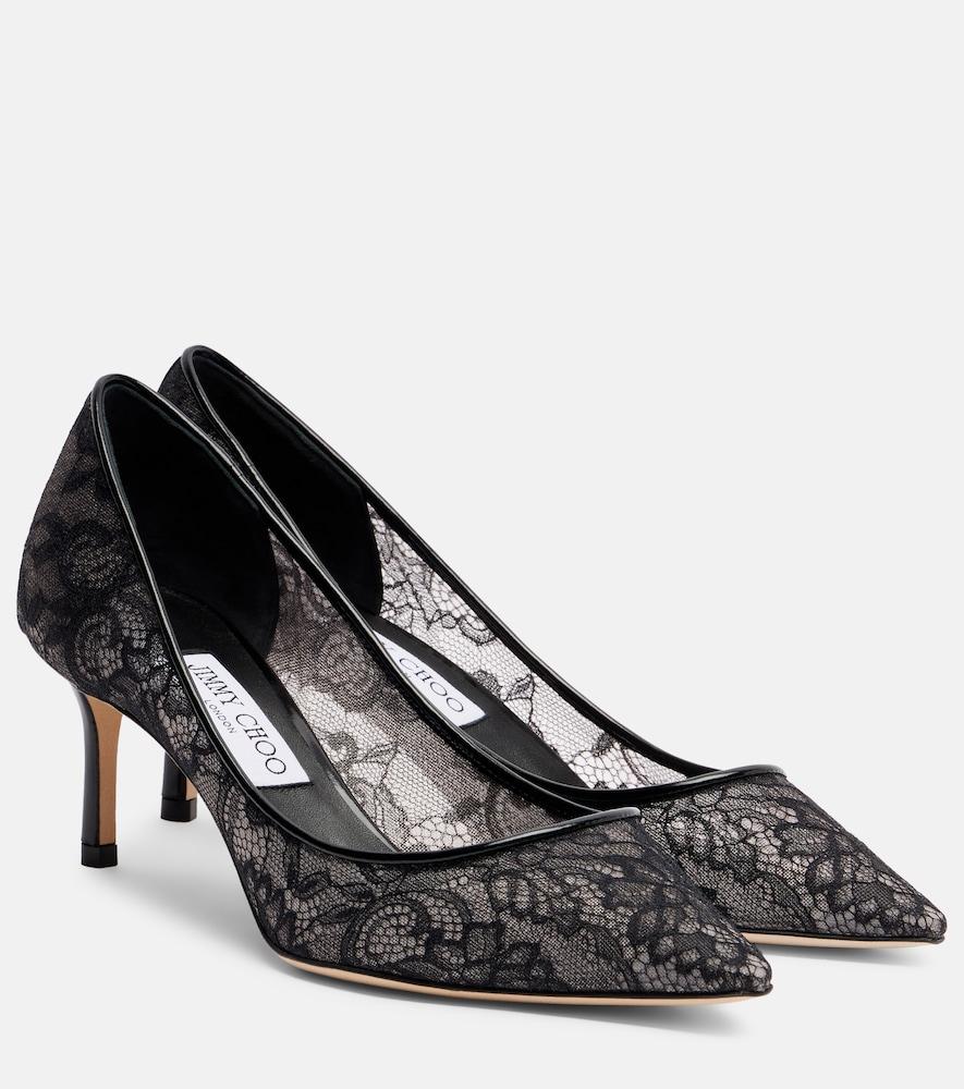 jimmy choo romy 60 lace pumps