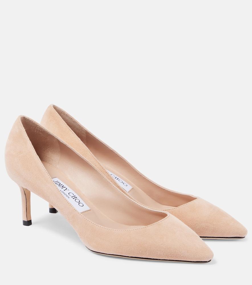 jimmy choo romy 60 suede pumps
