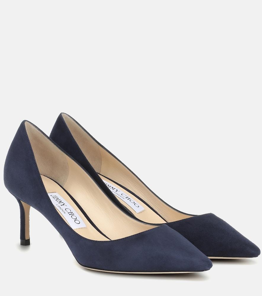 jimmy choo romy 60 suede pumps