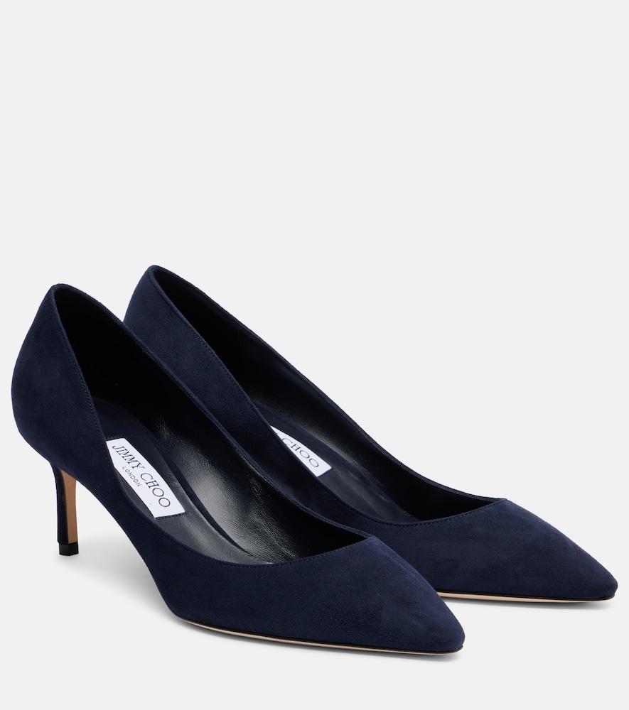 jimmy choo romy 60 suede pumps
