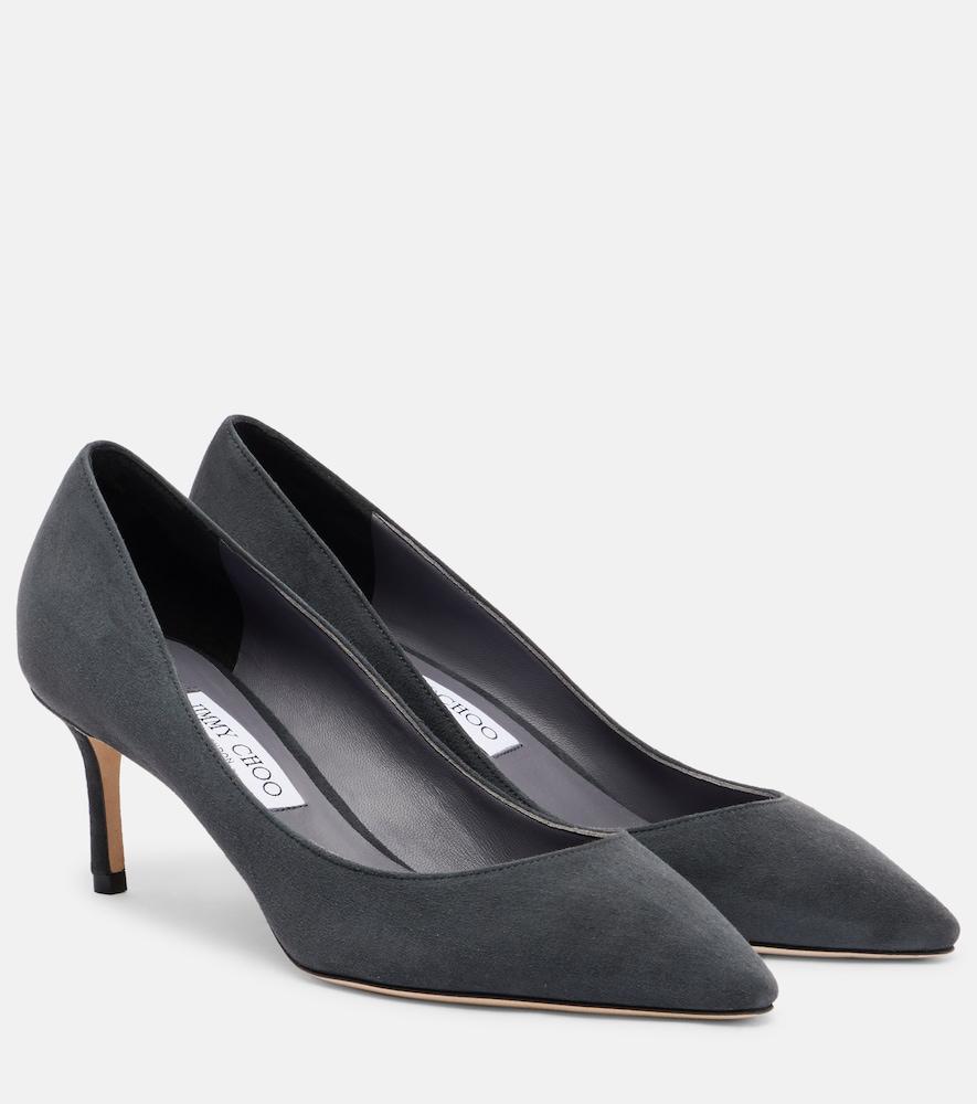jimmy choo romy 60 suede pumps