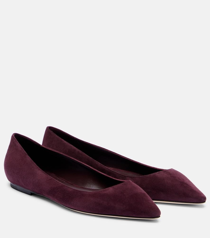 jimmy choo romy suede ballet flats