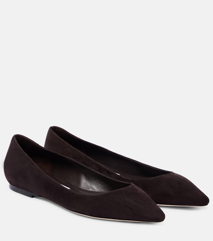 jimmy choo romy suede ballet flats