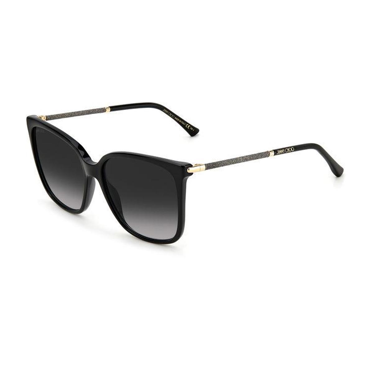 jimmy choo scilla-s nero celluloid occhiali sole - women