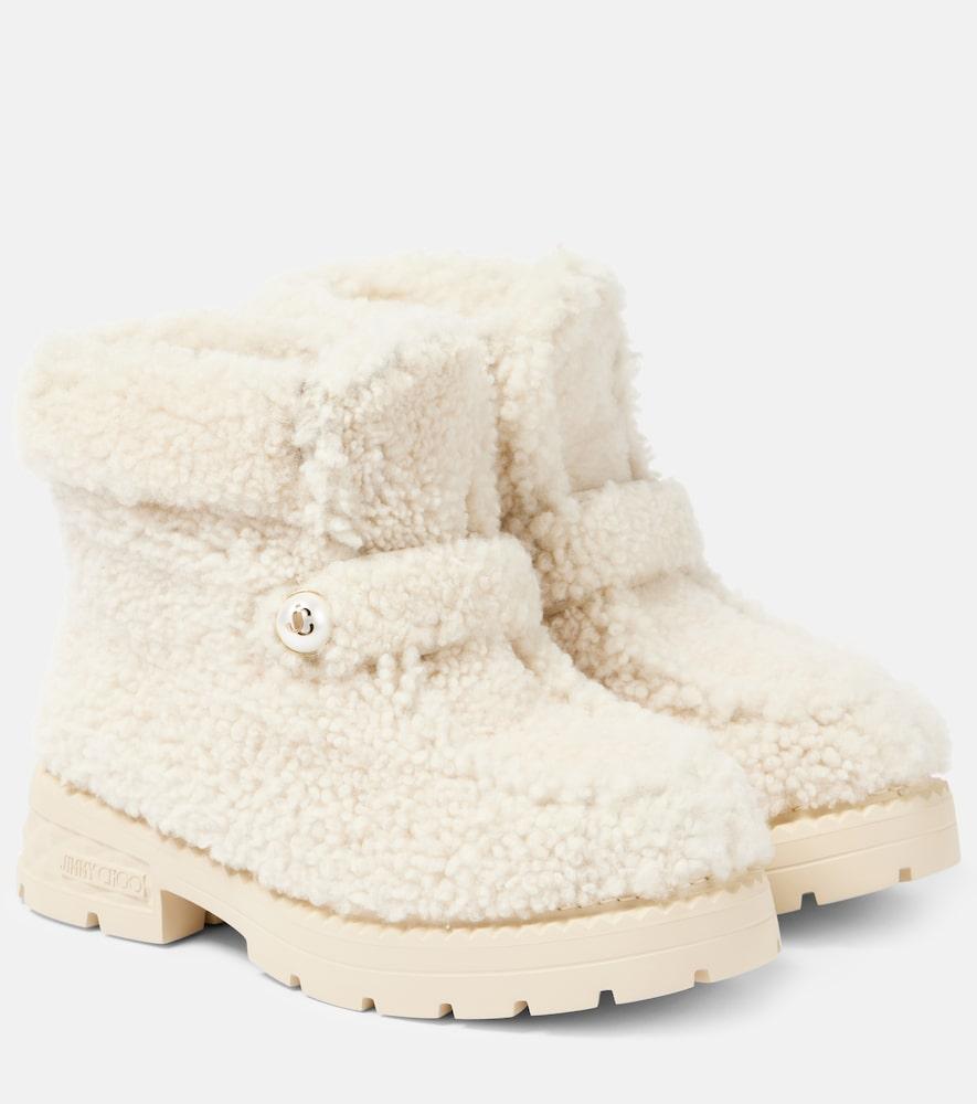 jimmy choo shea shearling ankle boots