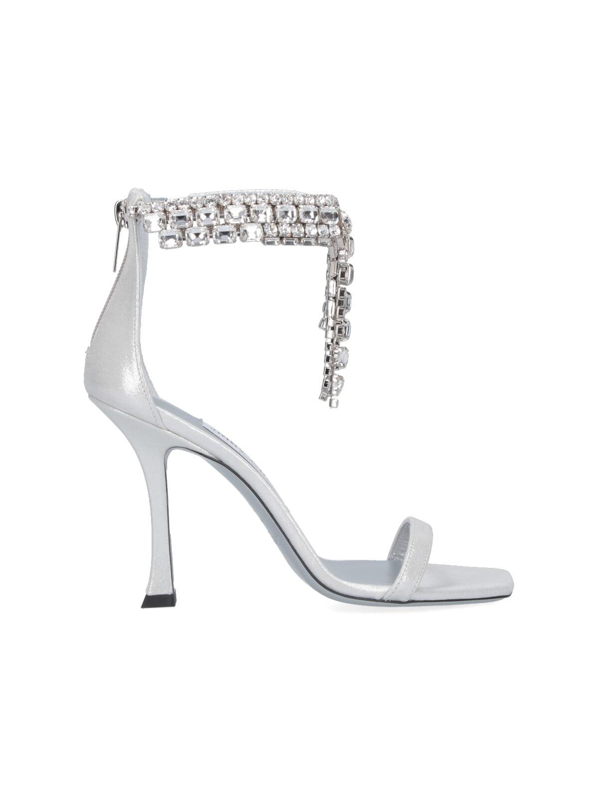 jimmy choo slingback sandals with rhinestones verity 100