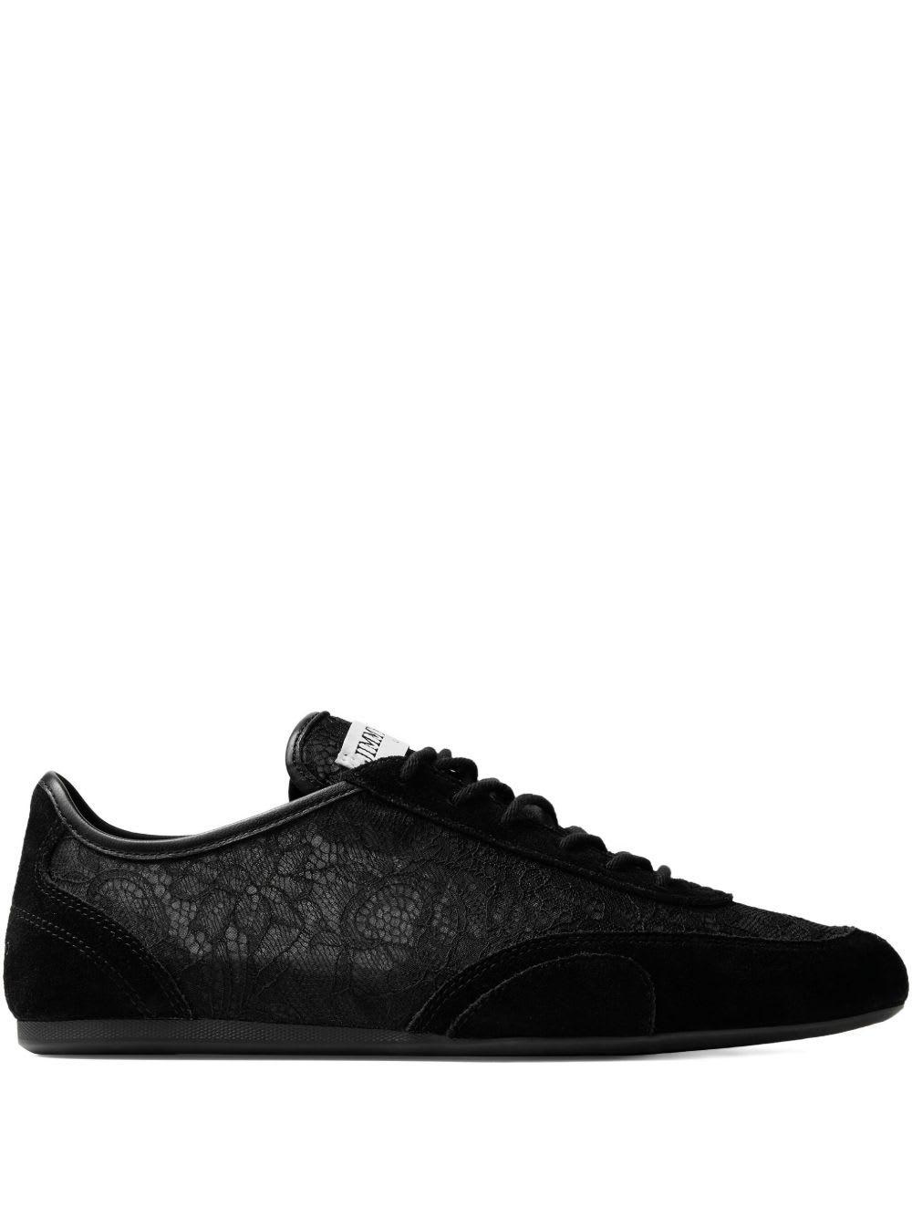 jimmy choo sunny leather sneakers