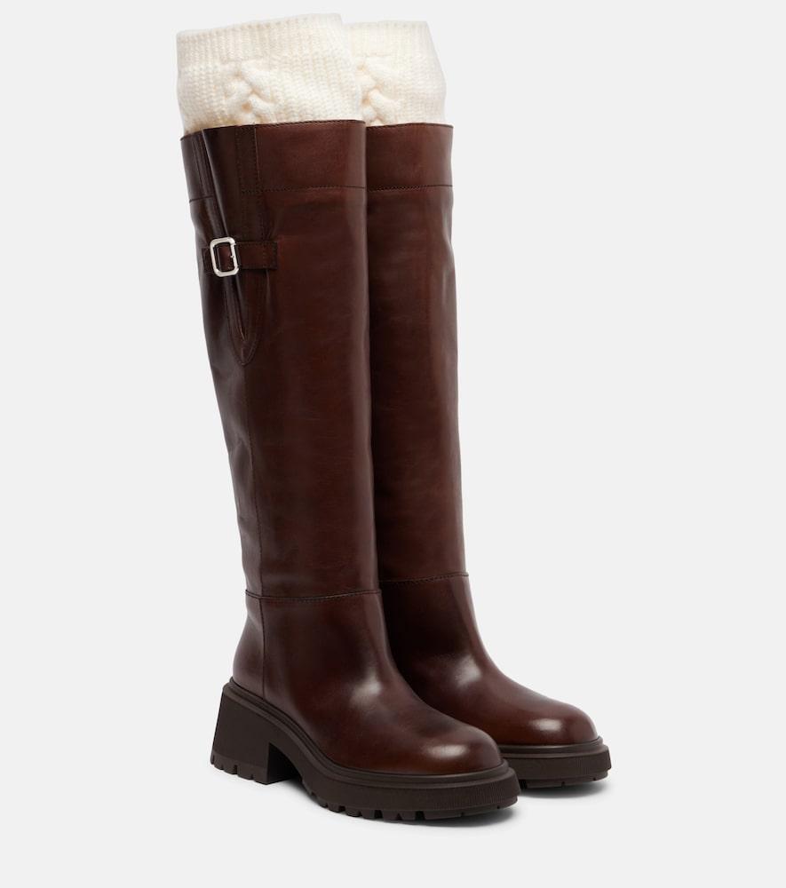 jimmy choo tamsin leather knee