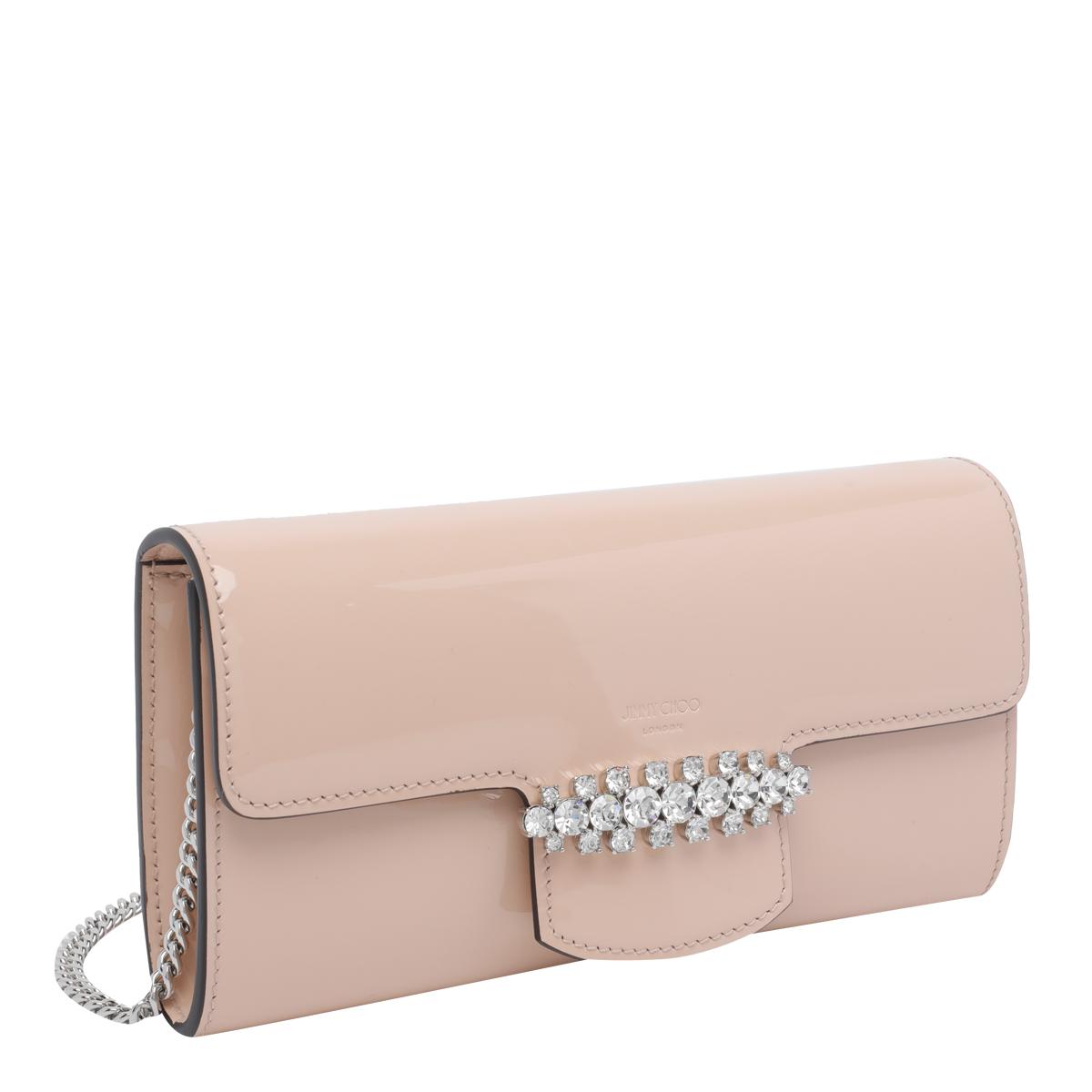 jimmy choo wallets pink calf leather - women