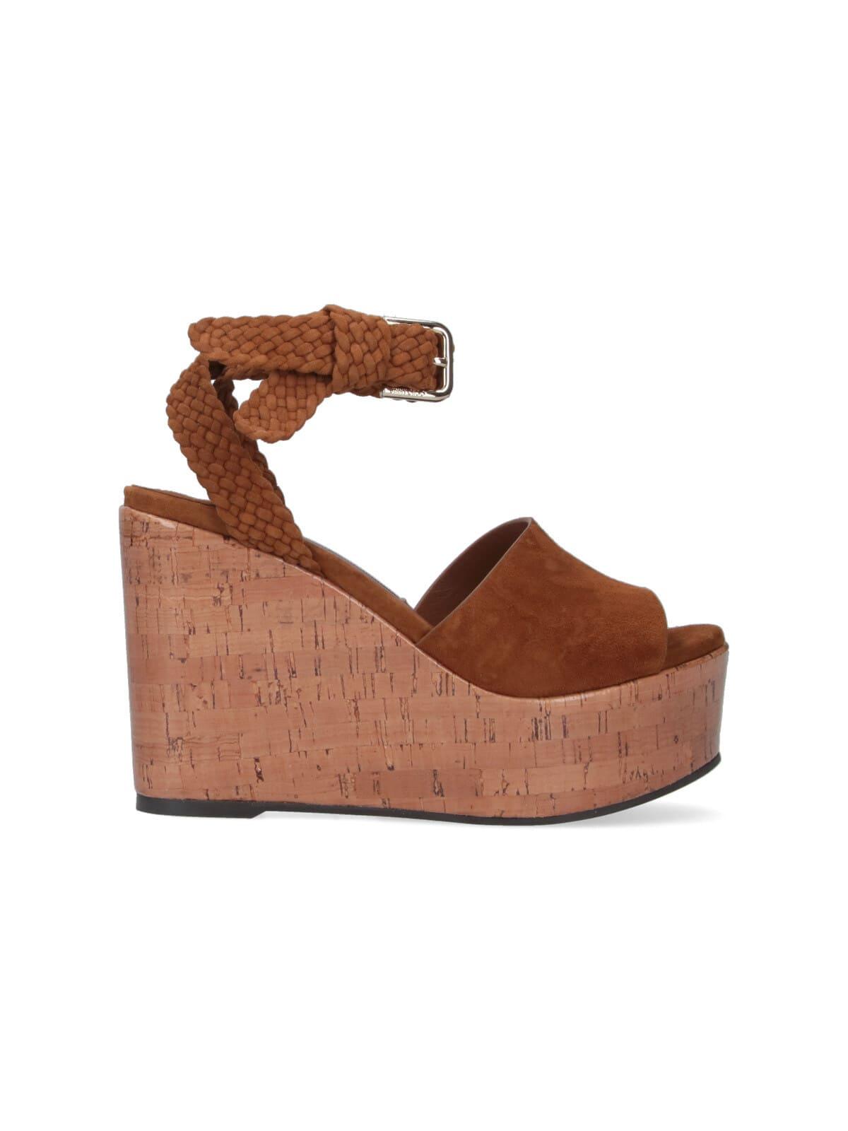 jimmy choo wedge sandals jori 100