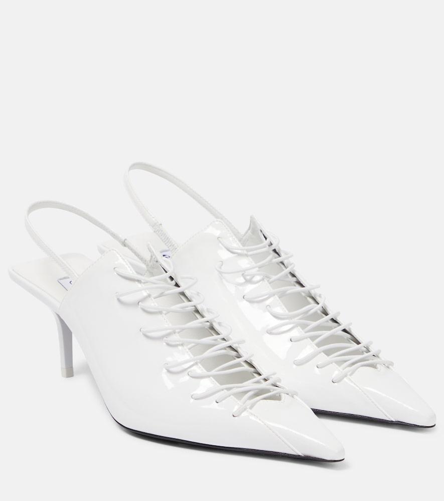 jimmy choo x jean paul gaultier corset leather pumps