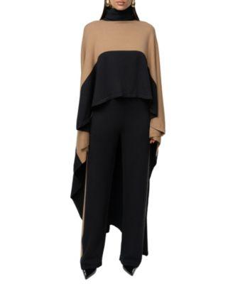 jluxlabel womens chasing fall contrast top