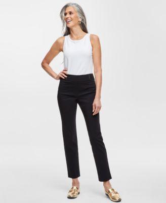 jm collection womens studded rivet pants regular short lengths pp 4x created for macys