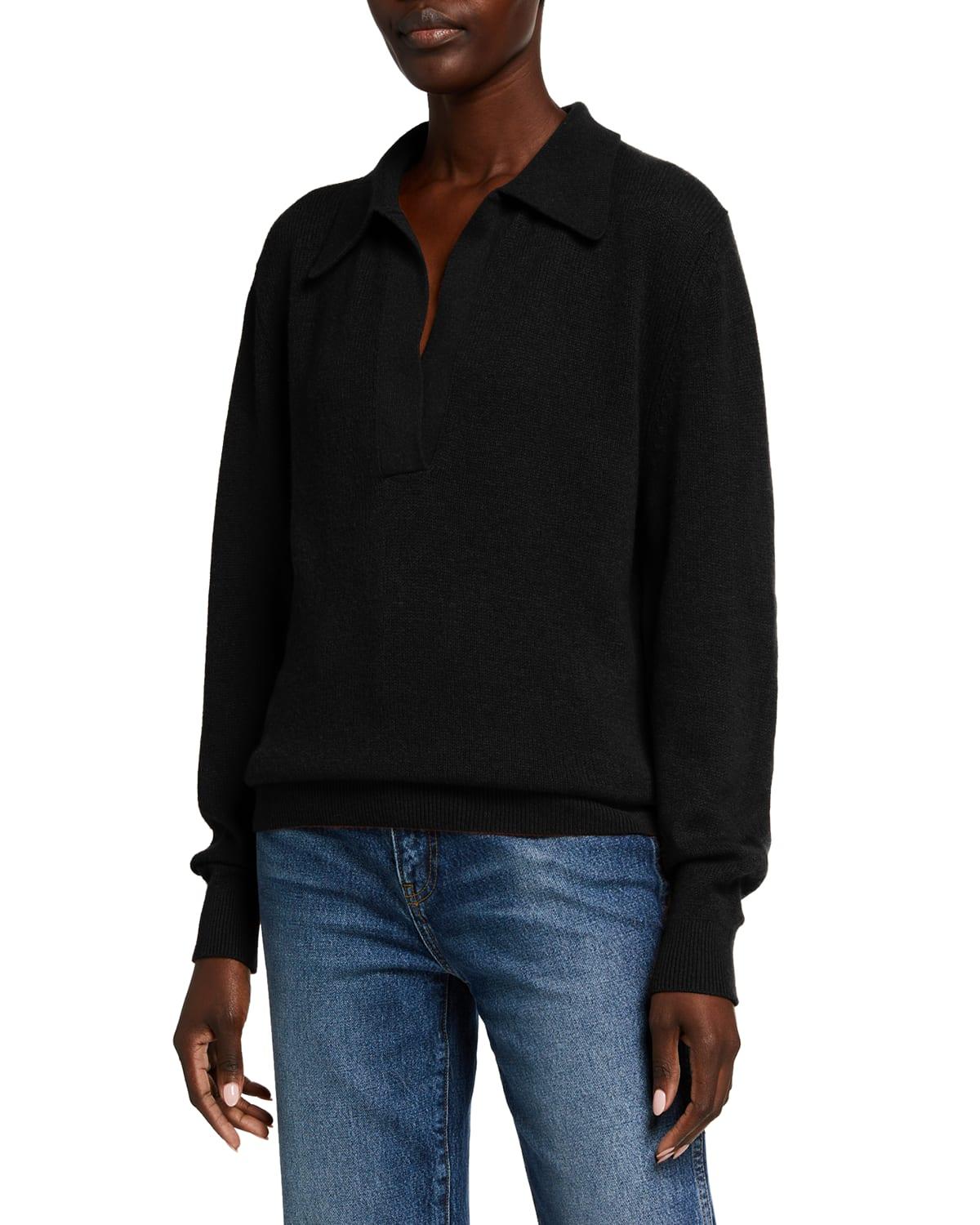 jo cashmere featherweight-knit sweater