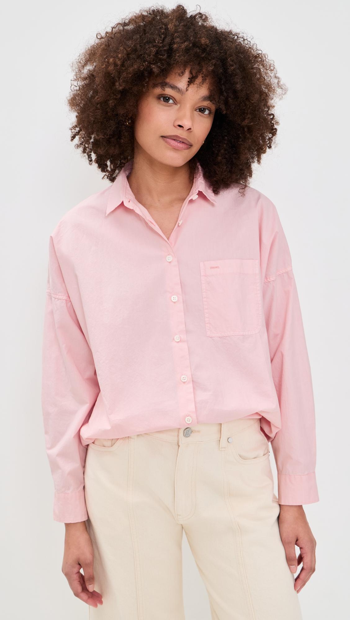 jo shirt in paper poplin