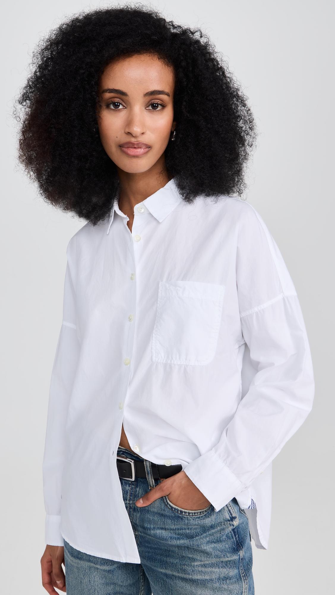 jo shirt in paper poplin