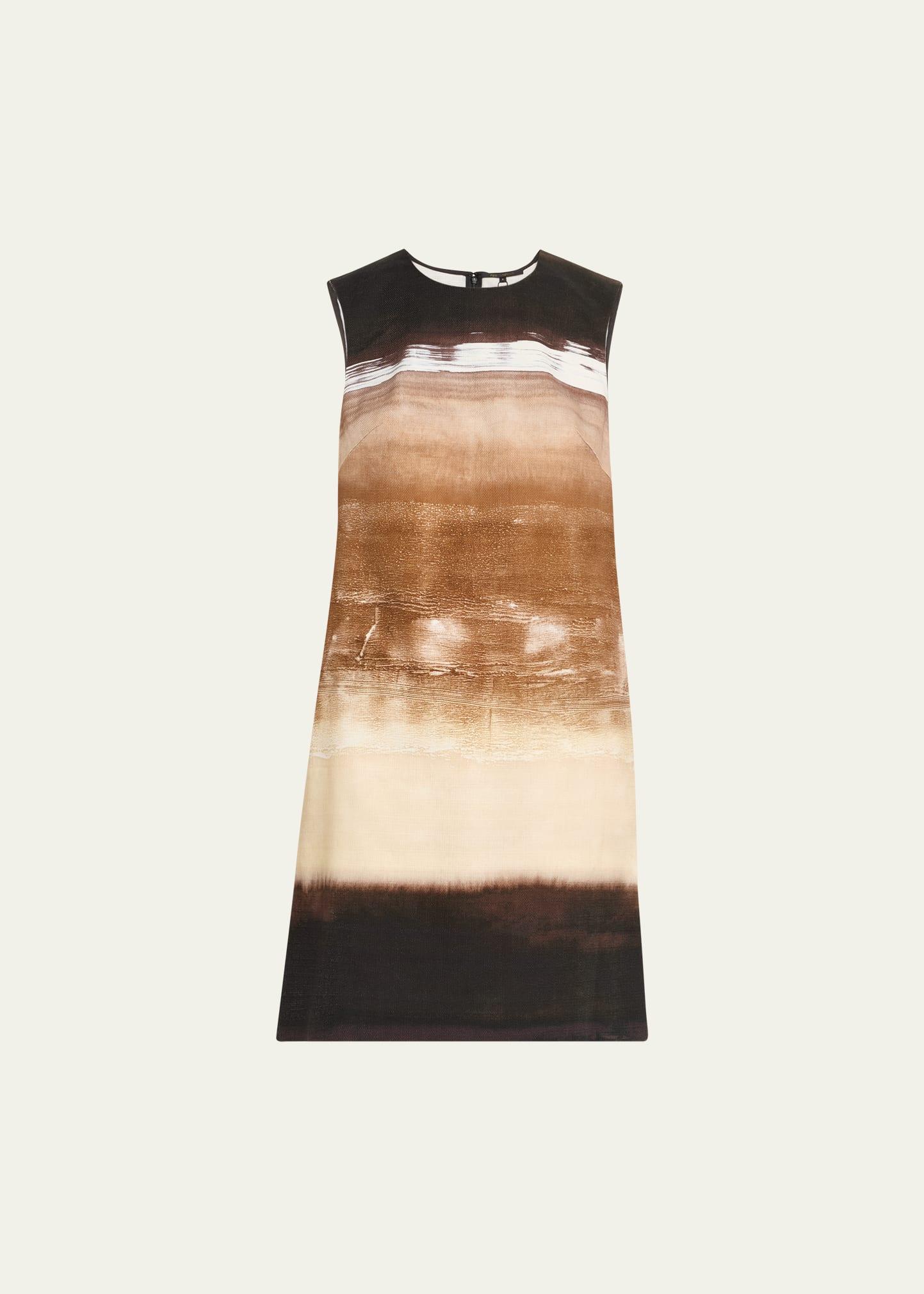 jo sleeveless ombre mini dress