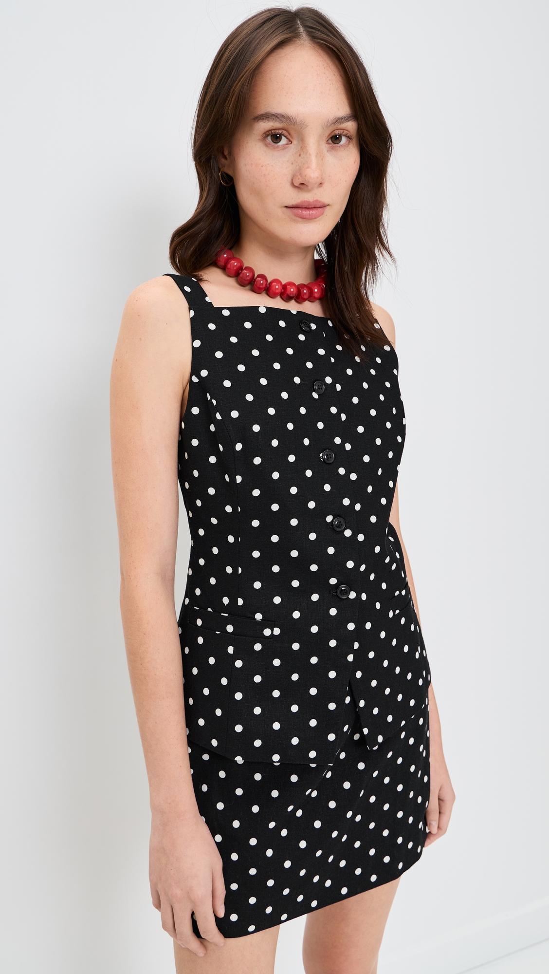 joan button front top