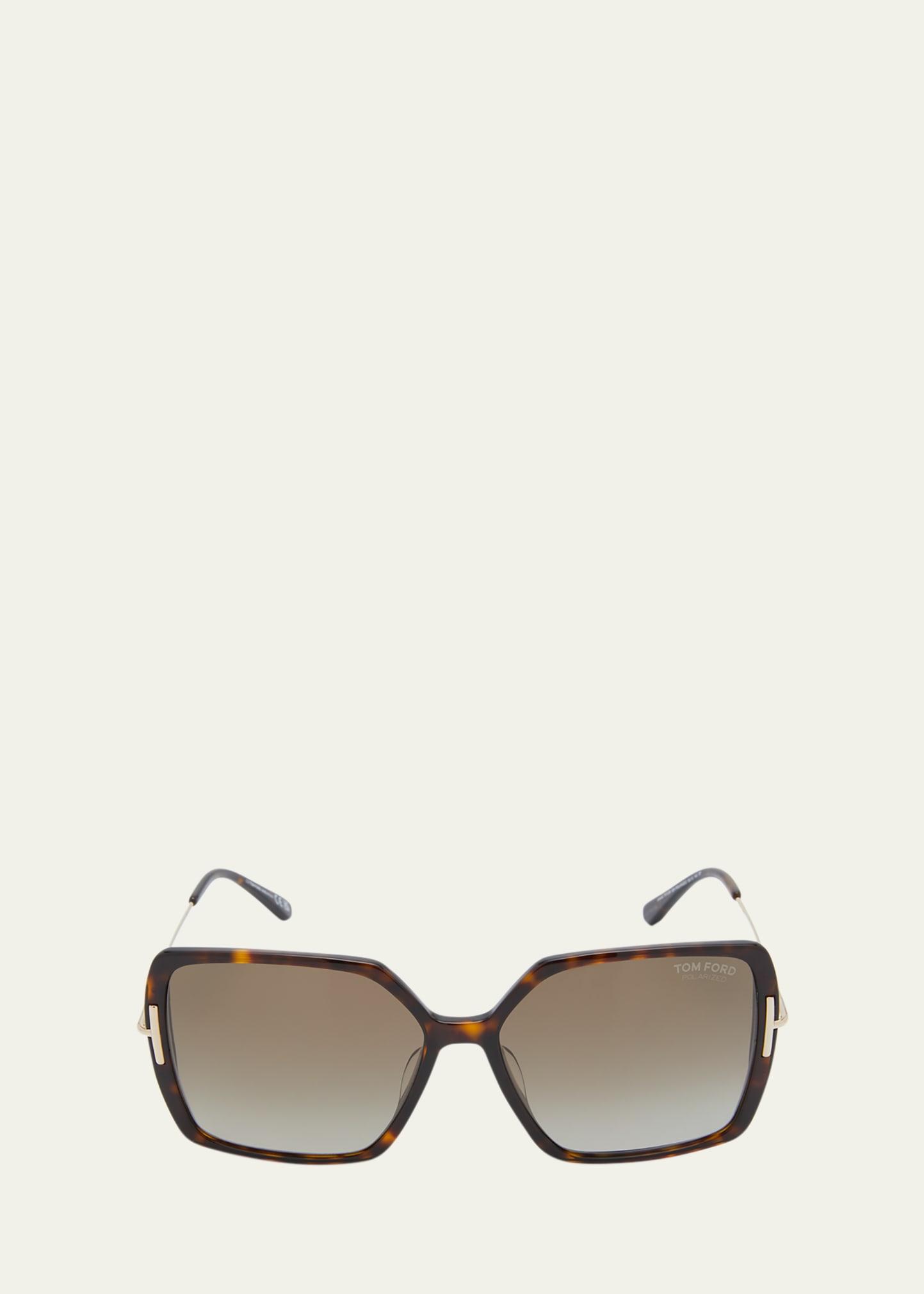 joanna mixed-media butterfly sunglasses