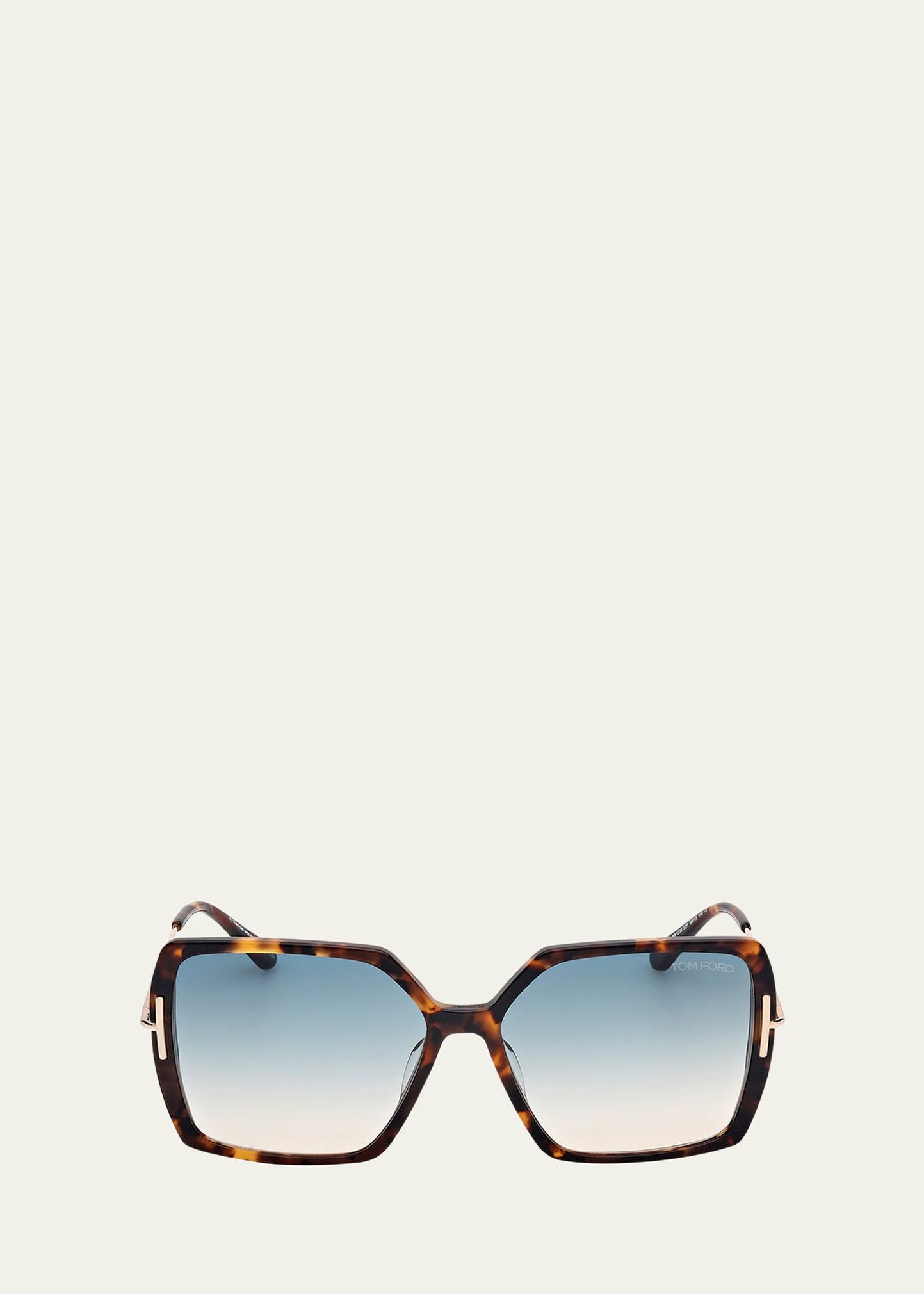 joanna square acetate sunglasses