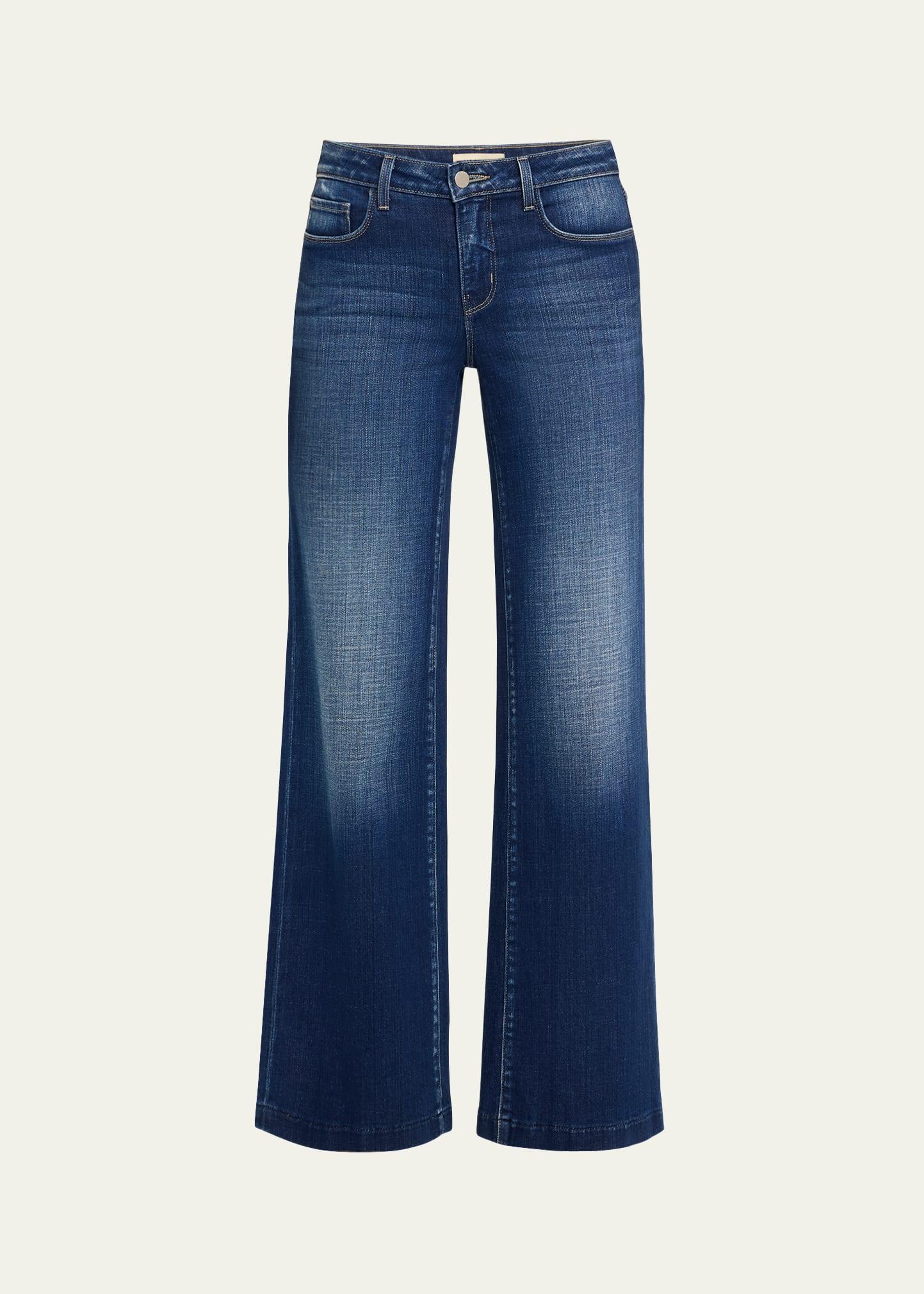 joanne low-rise wide-leg jeans