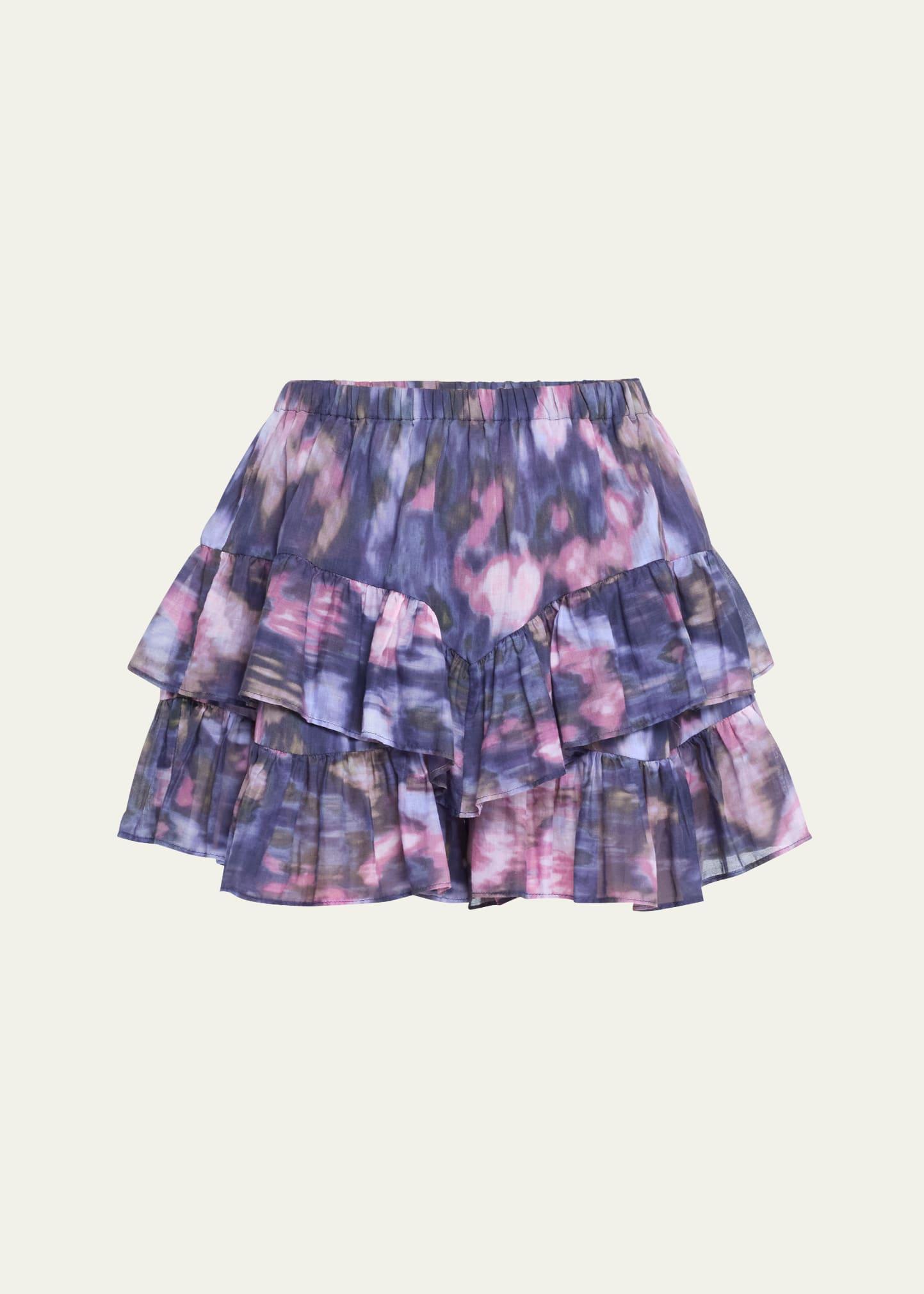 jocadia tiered pull-on shorts