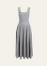 jodie square-neck sleeveless maxi dress