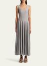 jodie square-neck sleeveless maxi dress