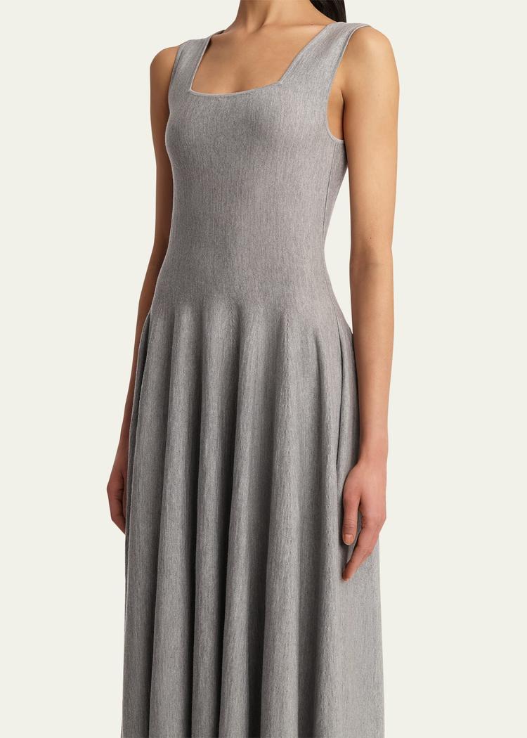 jodie square-neck sleeveless maxi dress