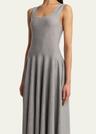 jodie square-neck sleeveless maxi dress