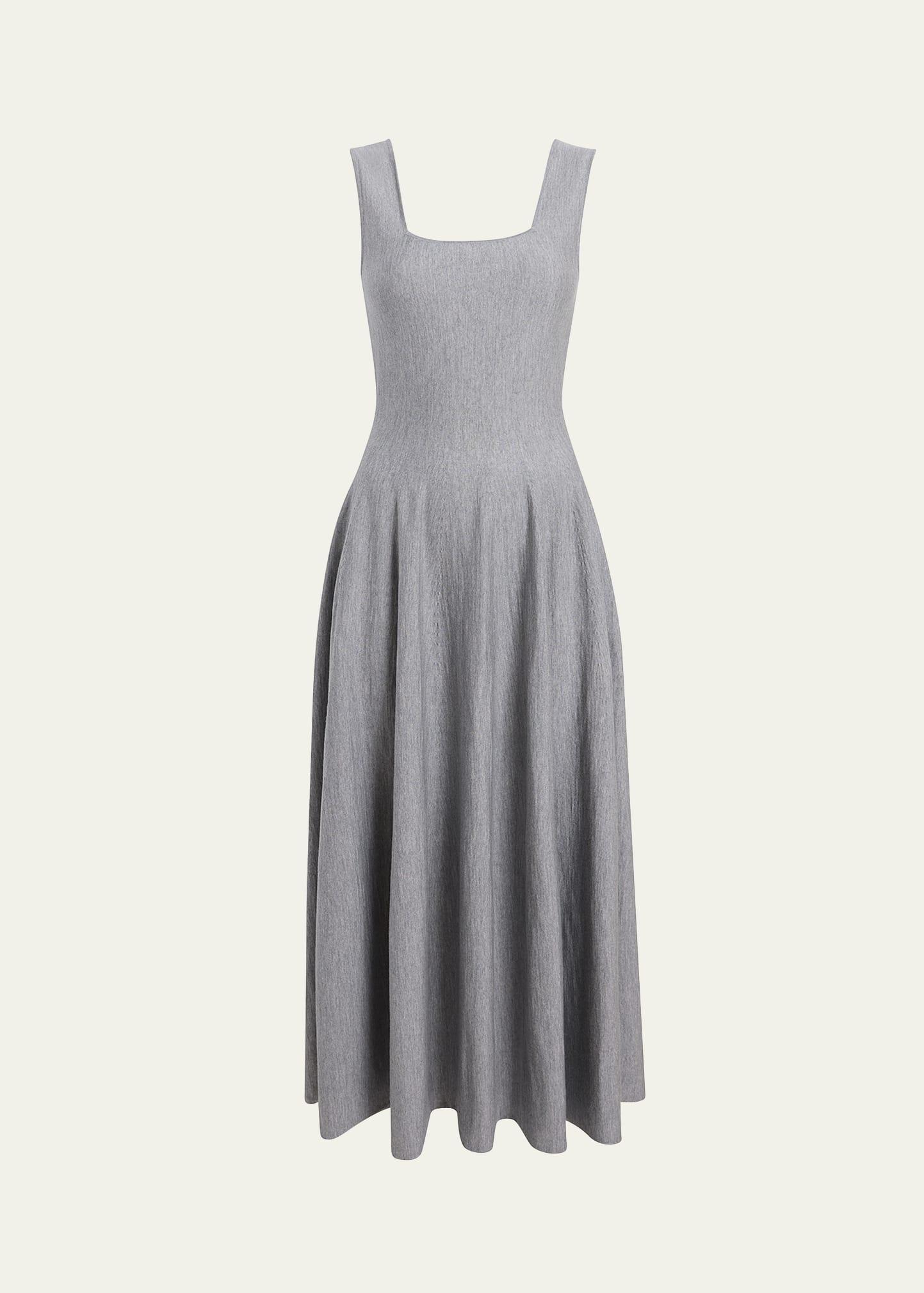 jodie square-neck sleeveless maxi dress