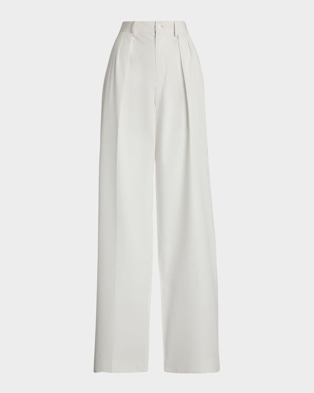 jody washed cotton trousers
