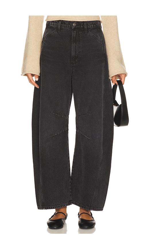 joe's jeans bowie horseshoe jeans in black.