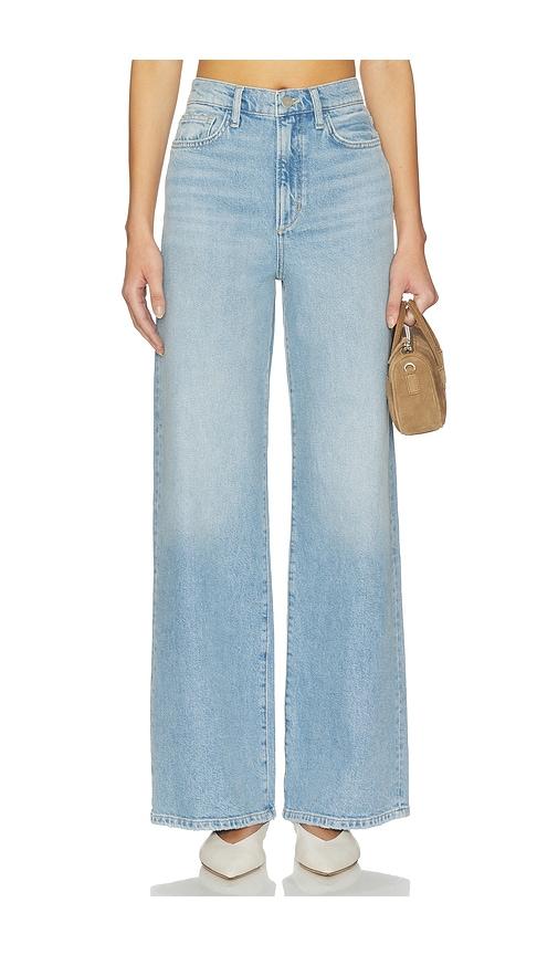 joe's jeans the mia wide leg in blue.