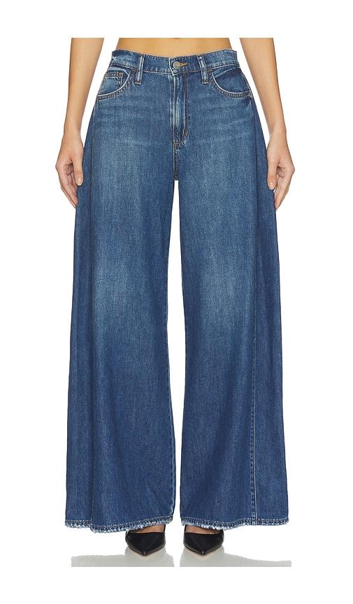 joe's jeans the side pleat in blue.