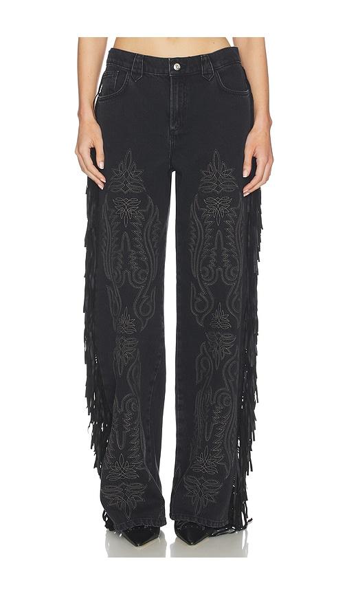 joe's jeans x weworewhat the danielle jean in black.