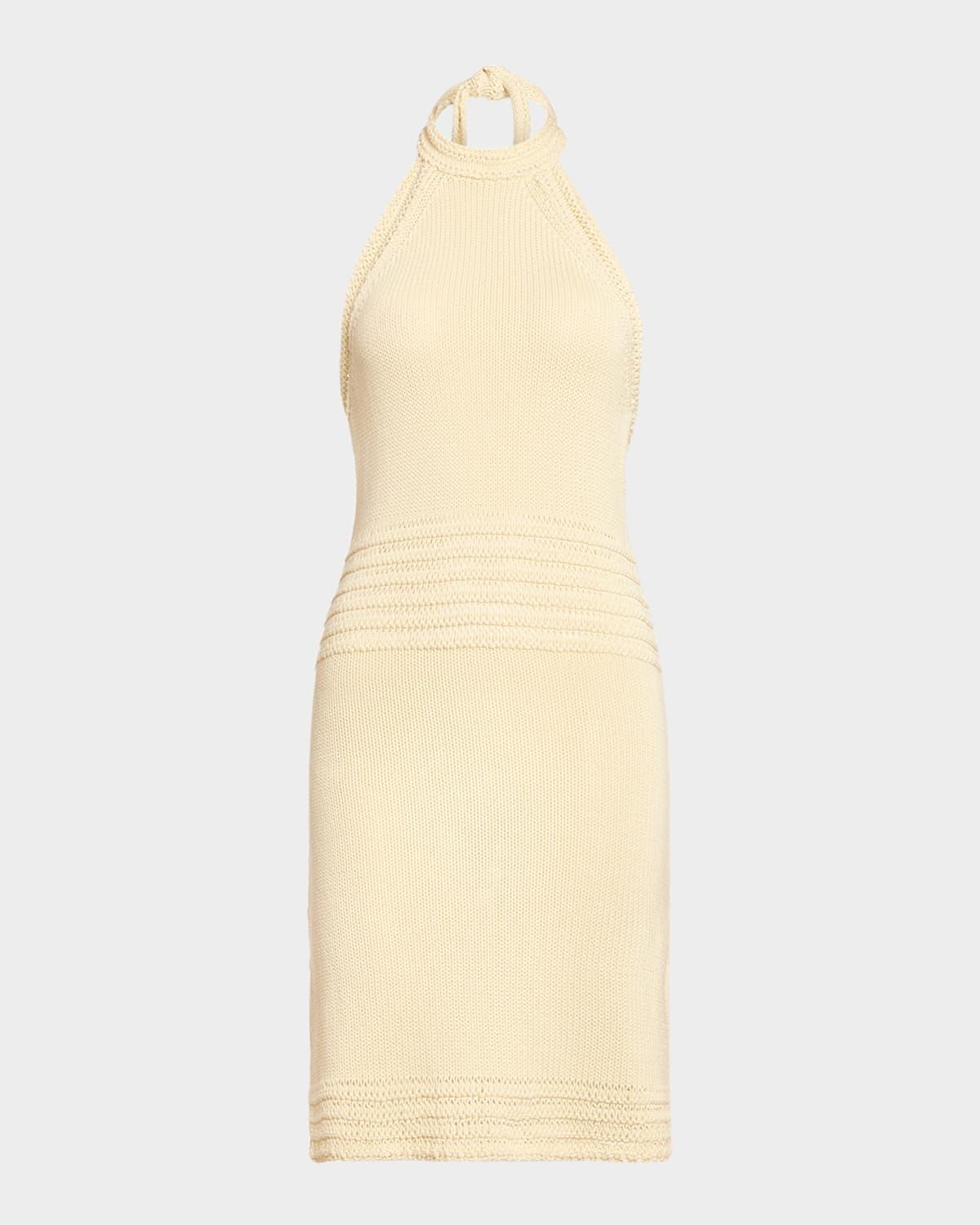 joelle crochet mini dress