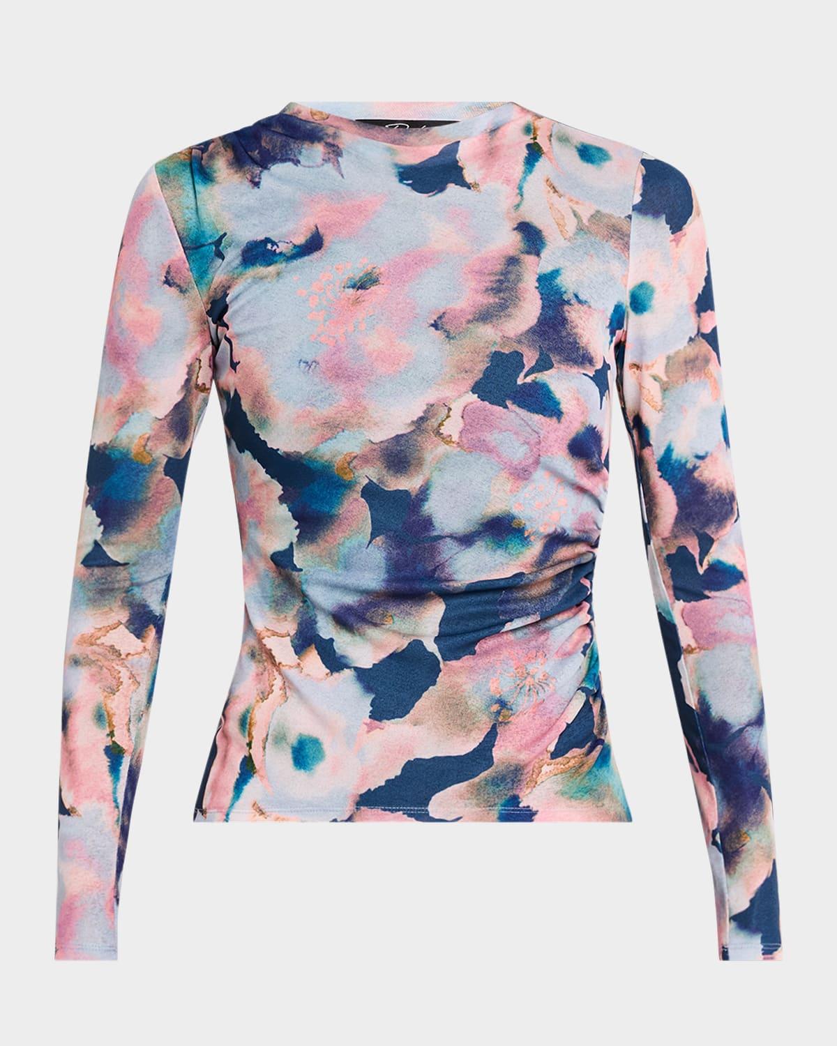 joelle mock-neck top